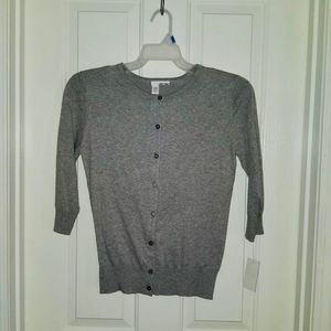 Abound crew neck 3/4 sleeve cardigan